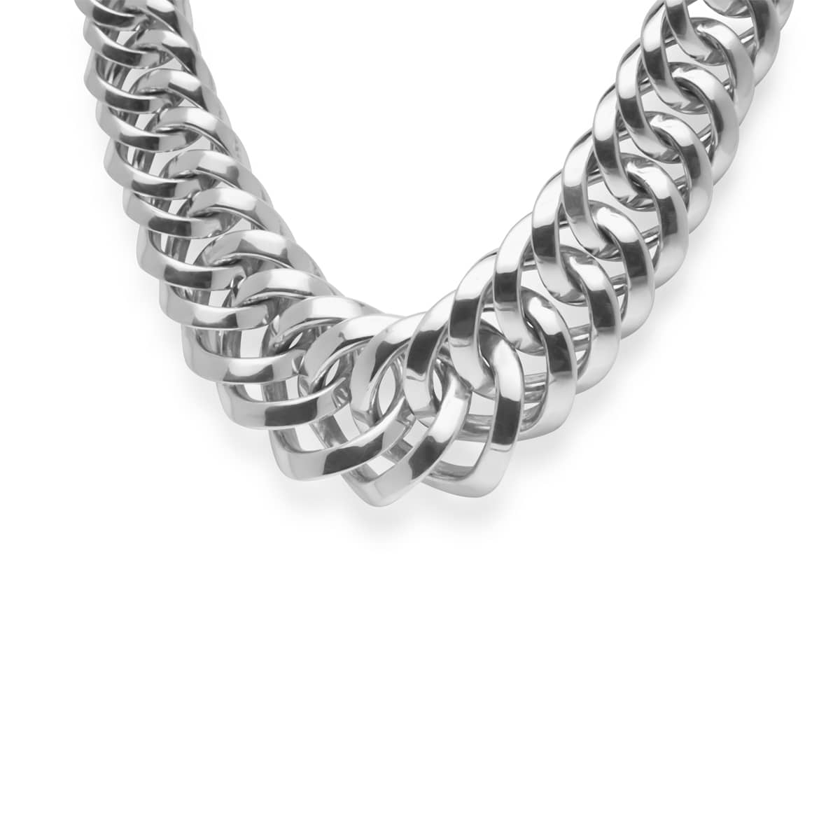 Buddha to Buddha ketting chain gradient 47 cm zilver - Afbeelding 2