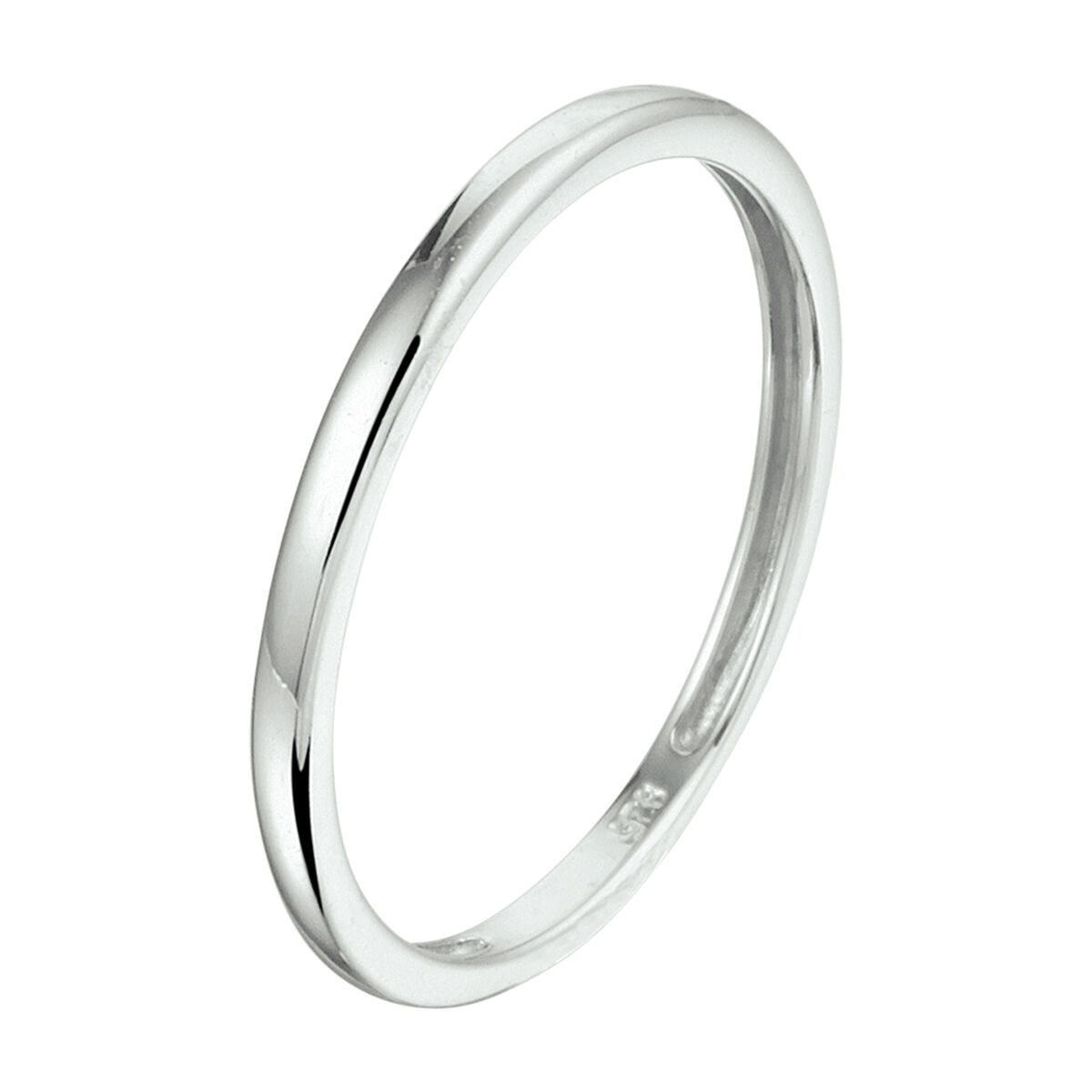 Zilveren aanschuifring glad 1.5mm maat 17,25