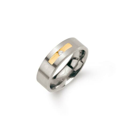 Boccia ring diamant 0.03ct maat 58