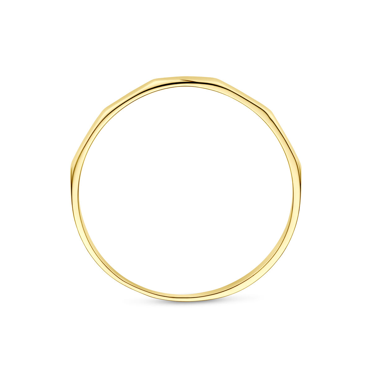 Geelgoud fantasiering 1.5mm maat 17.25 - Afbeelding 3