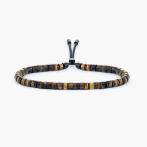 Pig & Hen Brontide 4mm tiger eye black M