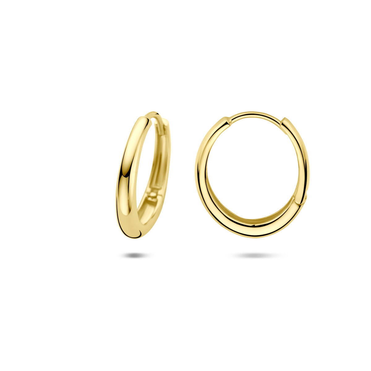 Klapoorringen Geelgoud 16mm - Afbeelding 3