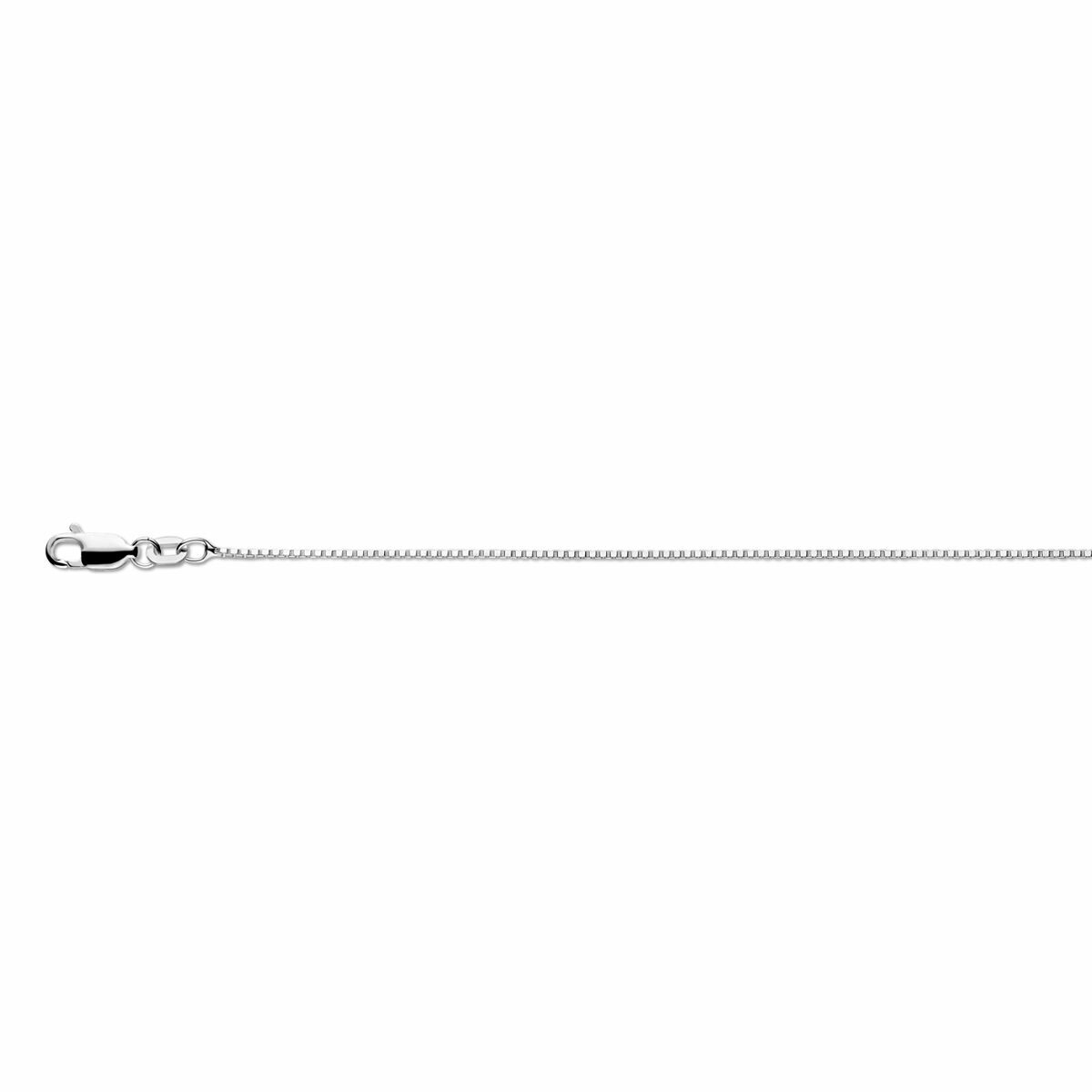 zilver collier venetiaans 42 cm 0.9mm