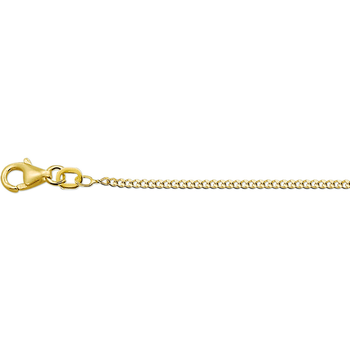 Collier geelgoud gourmet 42cm 1.4mm