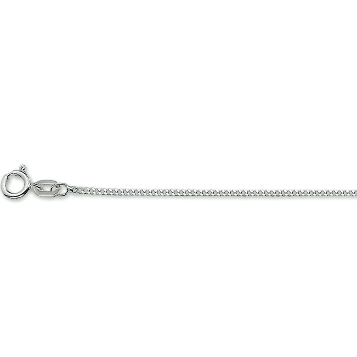 zilver gourmet collier 45cm 1,2mm