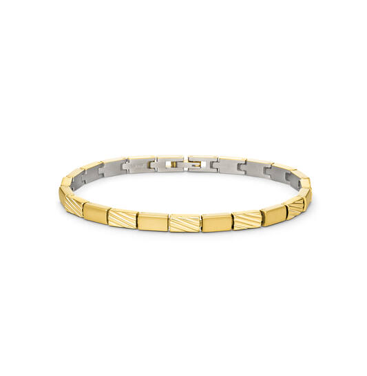 Boccia schakelarmband titanium GP 21cm