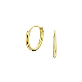 Geelgouden oorringen 11x1.3 mm