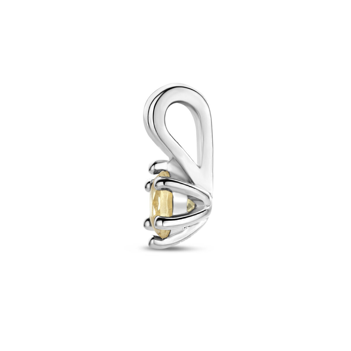 Zilveren hanger geboortesteen citrien november - Afbeelding 3