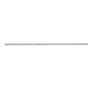 Zilveren gourmet armband 20cm 4mm