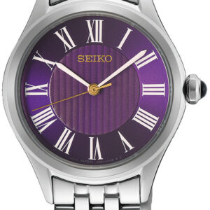 Seiko dameshorloge paarse wijzerplaat Limited edition