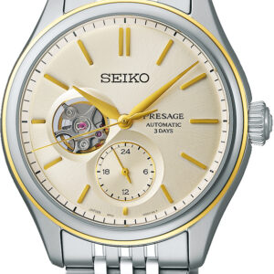 Seiko bicolor herenhorloge presage automatic 3 days